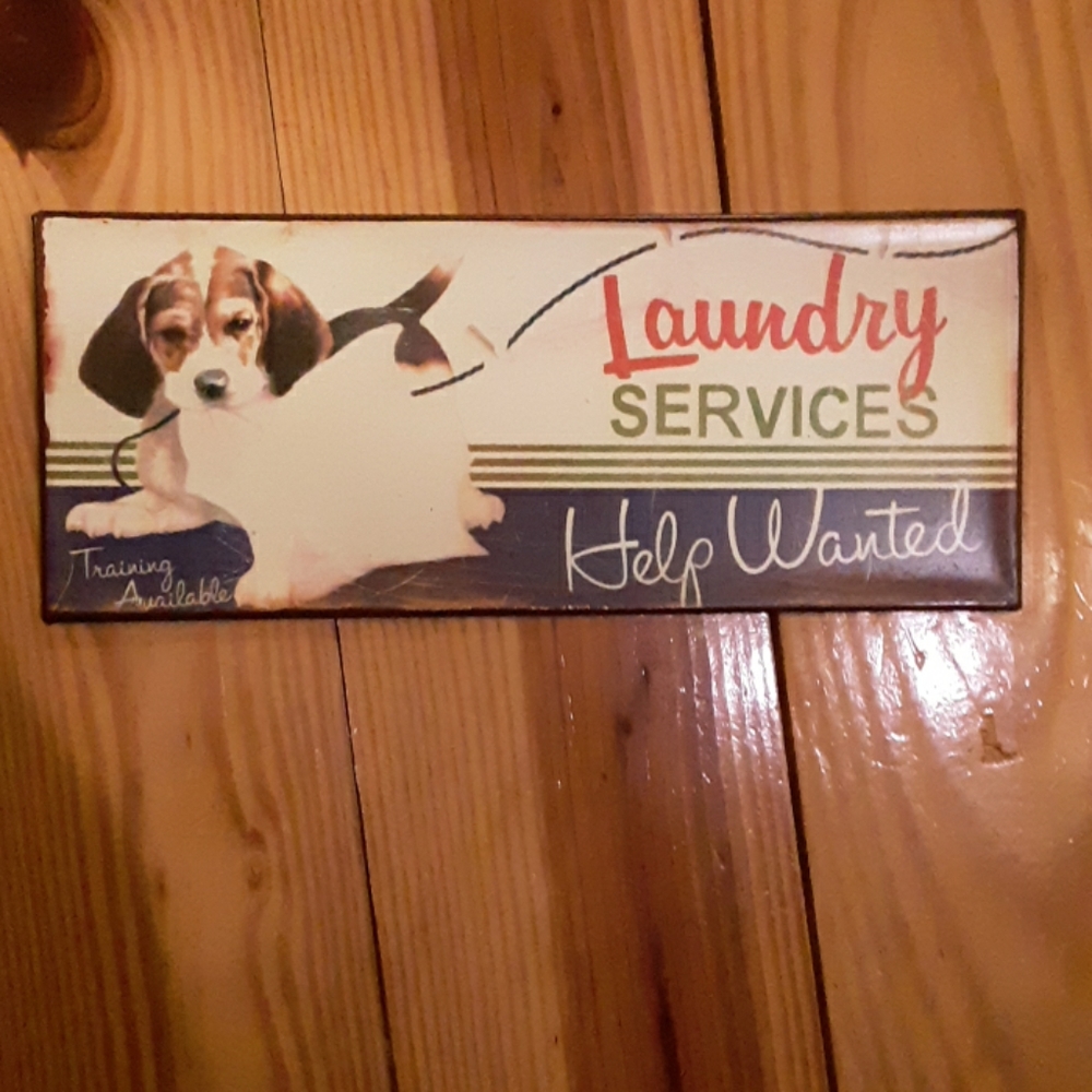 Metal sign